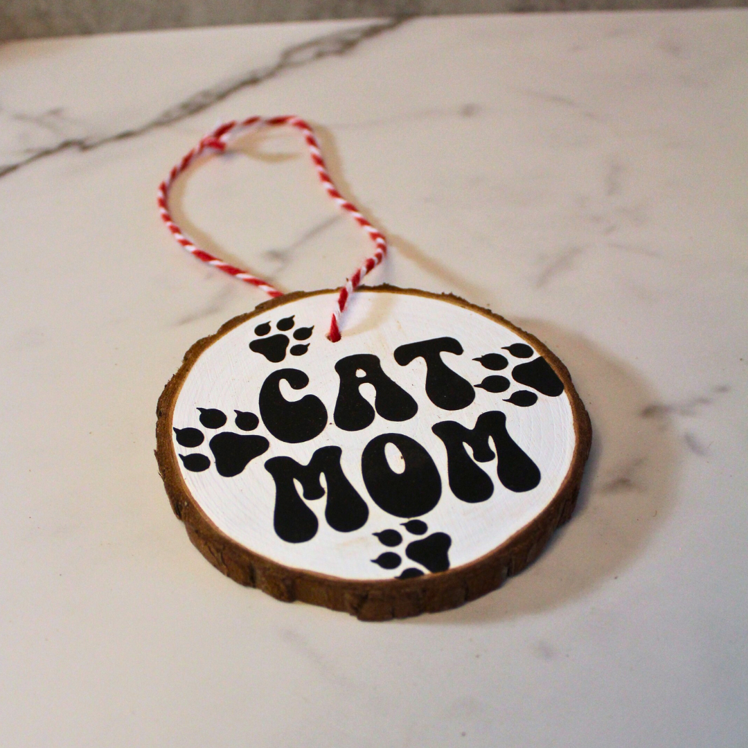 Cat Mom-White