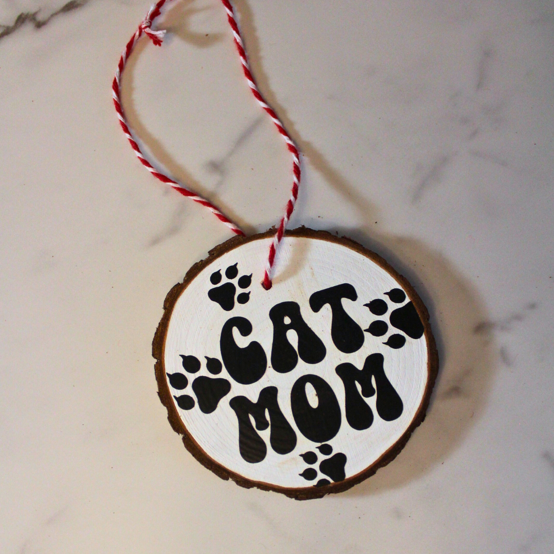 Cat Mom-White