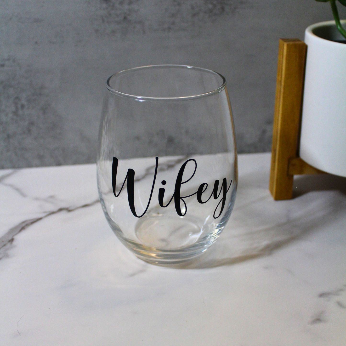 Wifey Wine Glass