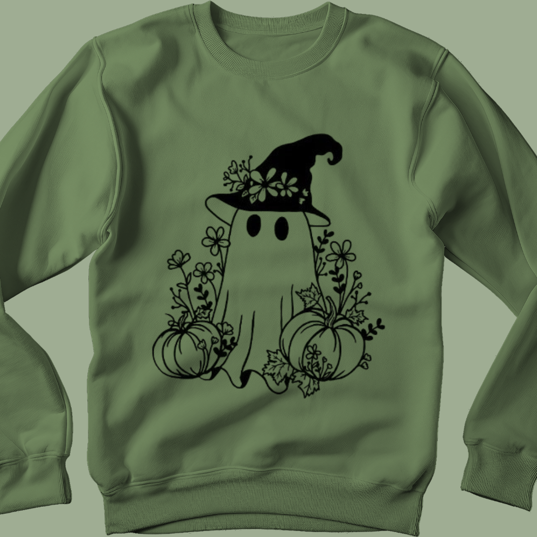Ghost Floral Crewneck