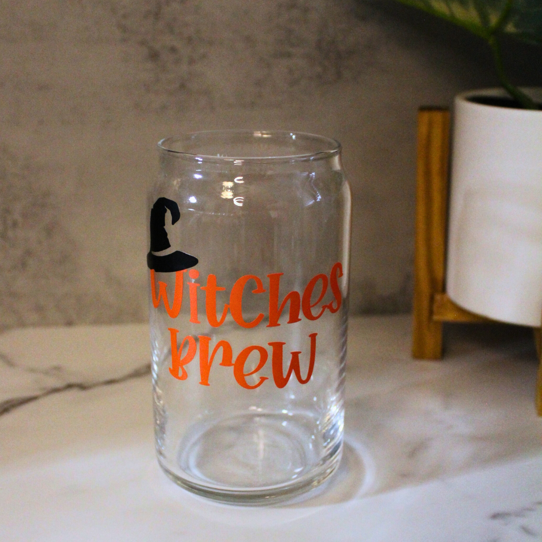 Witches Brew Libbey Can Glass