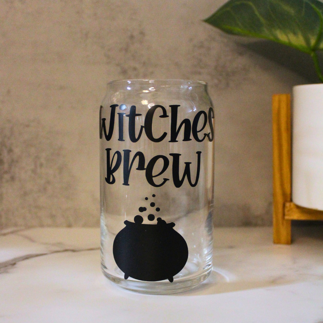Witches Brew Libbey Can Glass