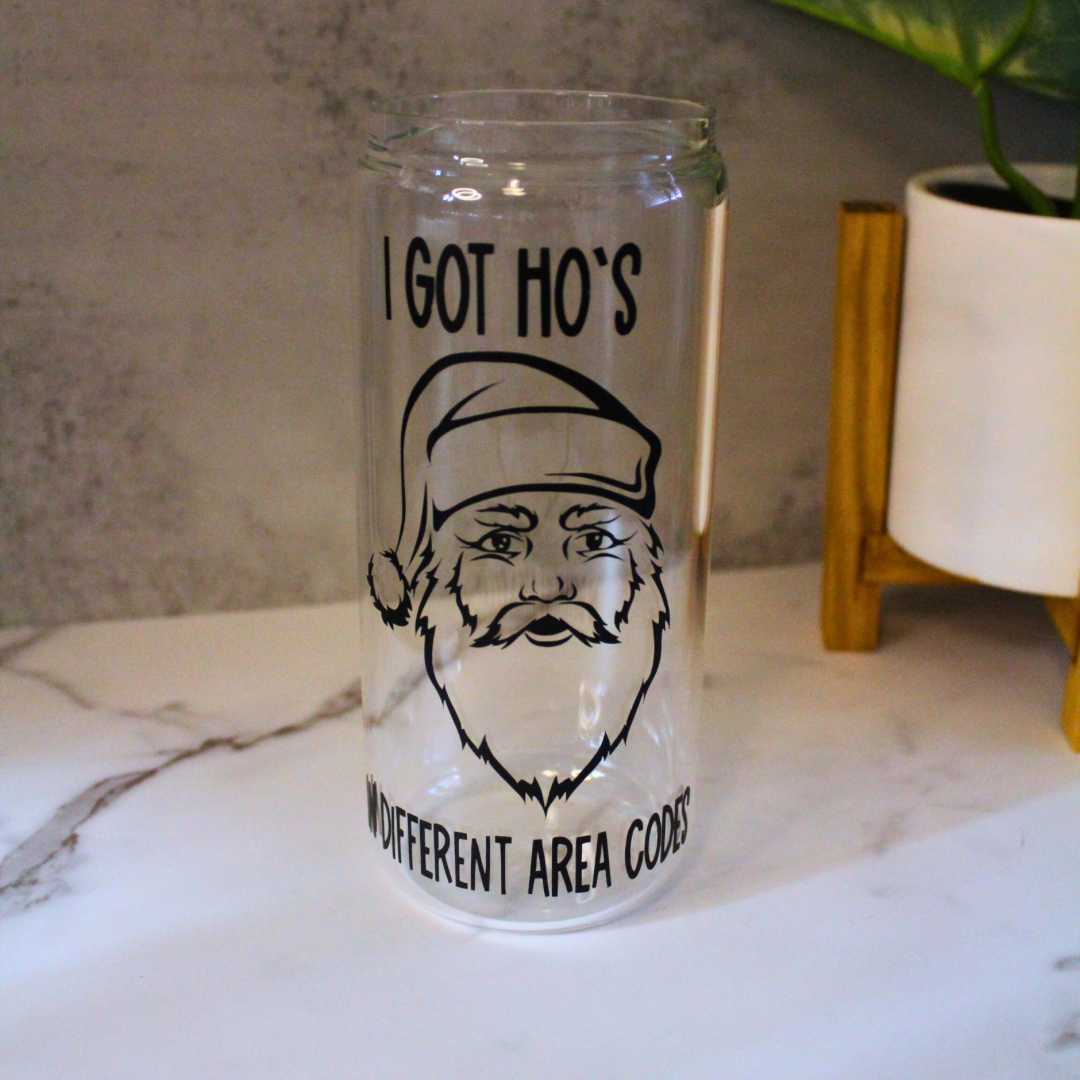 I Got Hos in Different Area Codes Libbey Can Glass