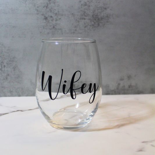 Wifey Wine Glass