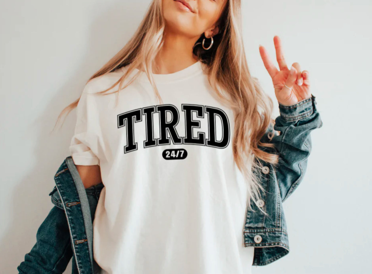 Tired 24/7 Crewneck