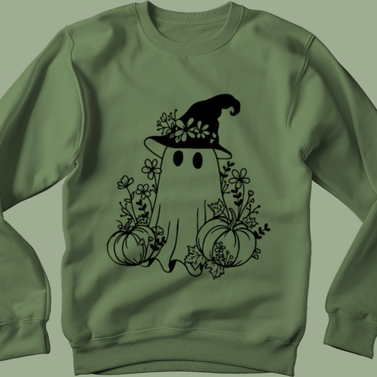 Ghost Floral Crewneck
