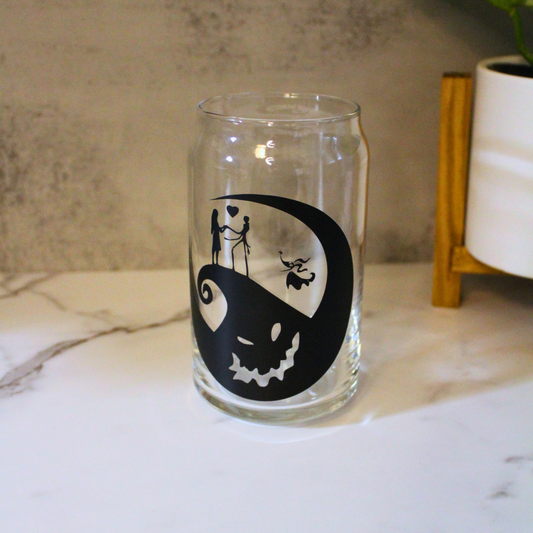 Skeleton Love Libbey Can Glass