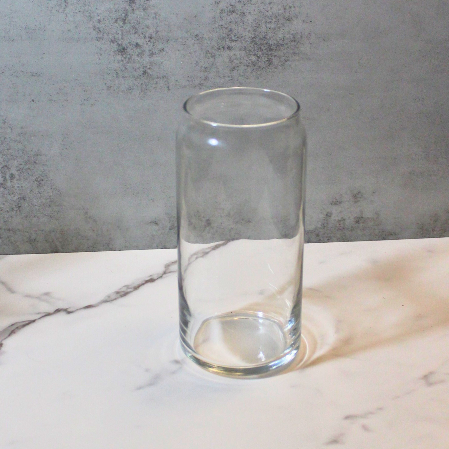 Custom Libbey Can Glass