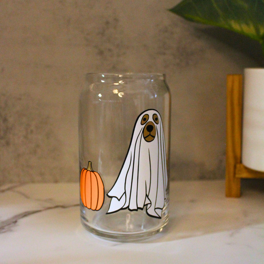 Ghost Dog Libbey Can Glass