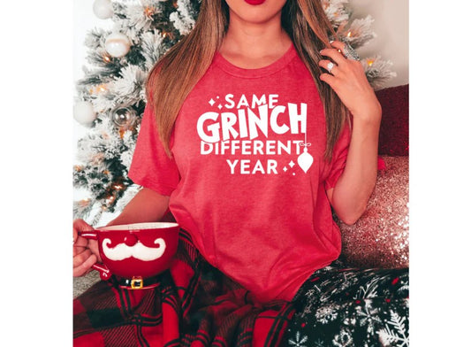 Same G R I N C H Different Year Crewneck